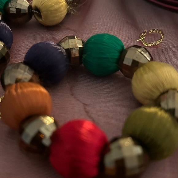 Jewel toned napkin rings Bordeaux place mats and coasters - Picture 6 of 6